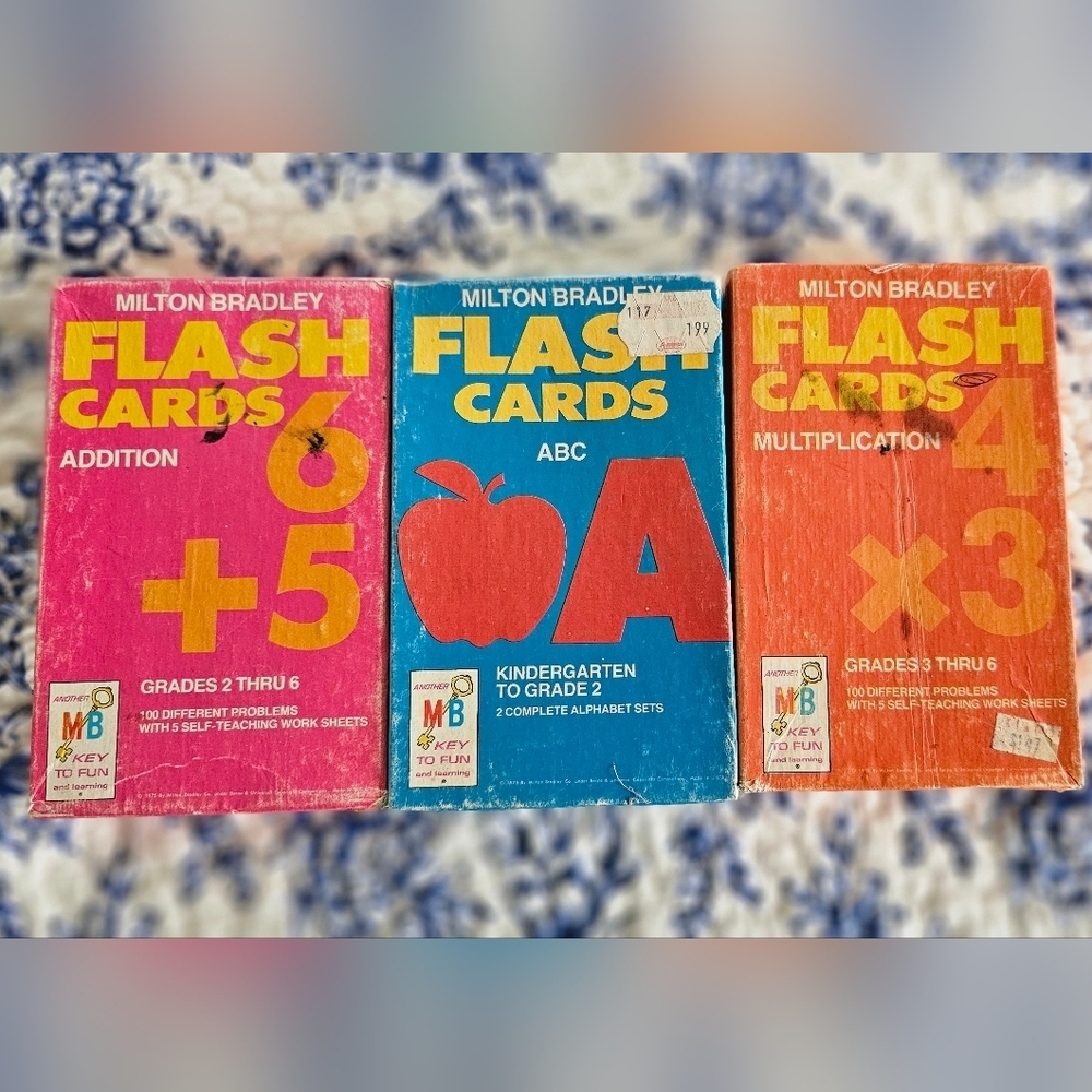 Milton Bradley Flash Cards 1963 Edition